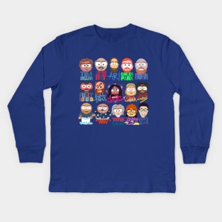 Stand Up Comedy Ultimate Collection - Stand-Up Icons South Park Style Kids Long Sleeve T-Shirt